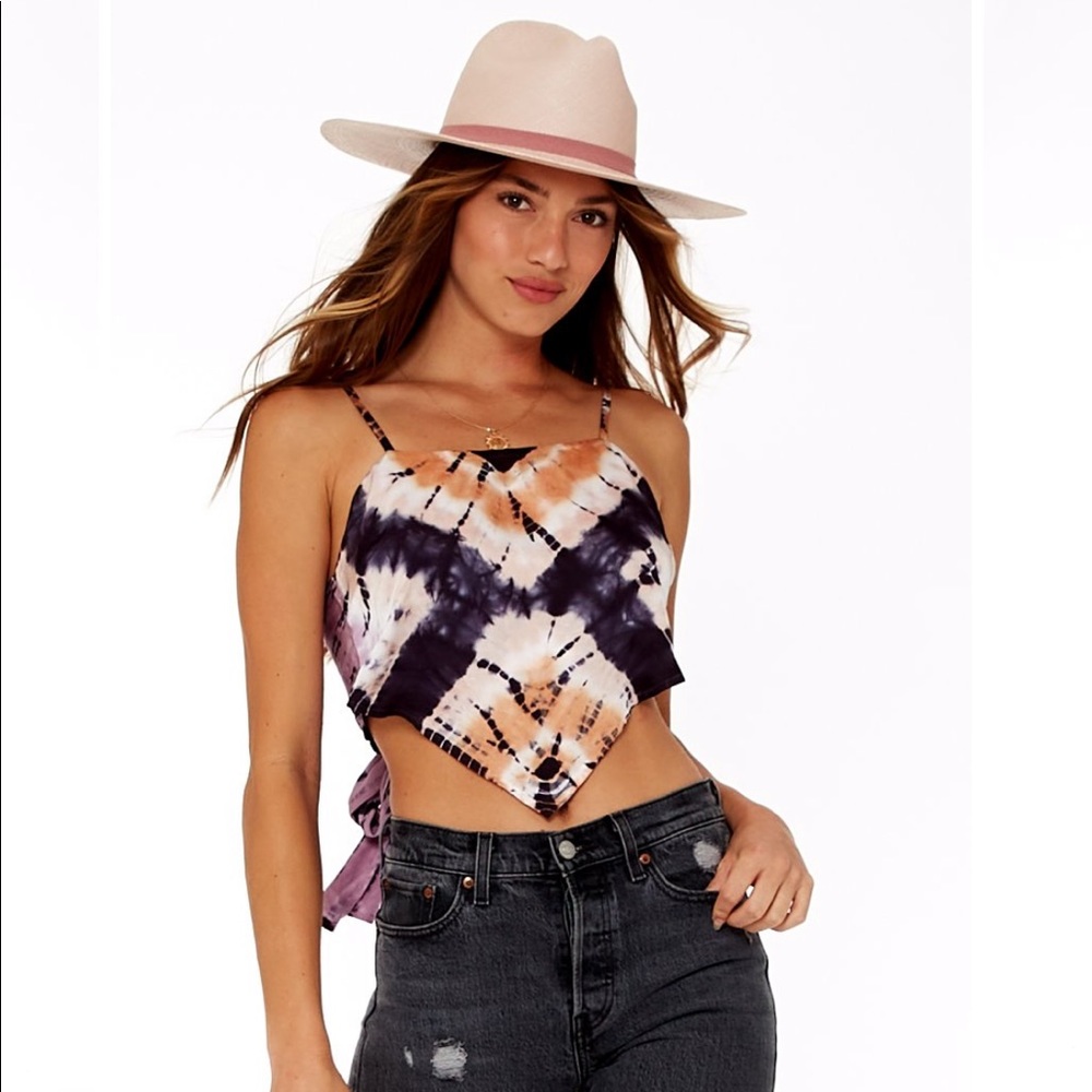 Young fabulous and broke scarf top
